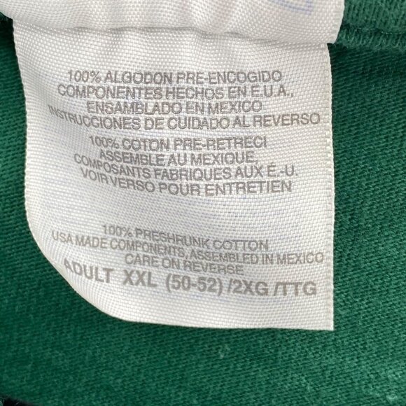 Hanes Vintage Old Waverly Green Short Sleeve T-Shirt Women’s Size XXL - Picture 5 of 7